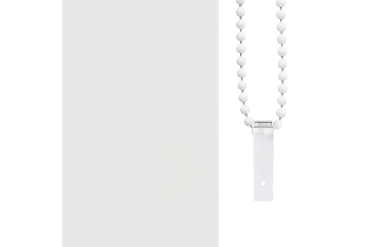 Shower Roller Blind 140x240 Cm White-5
