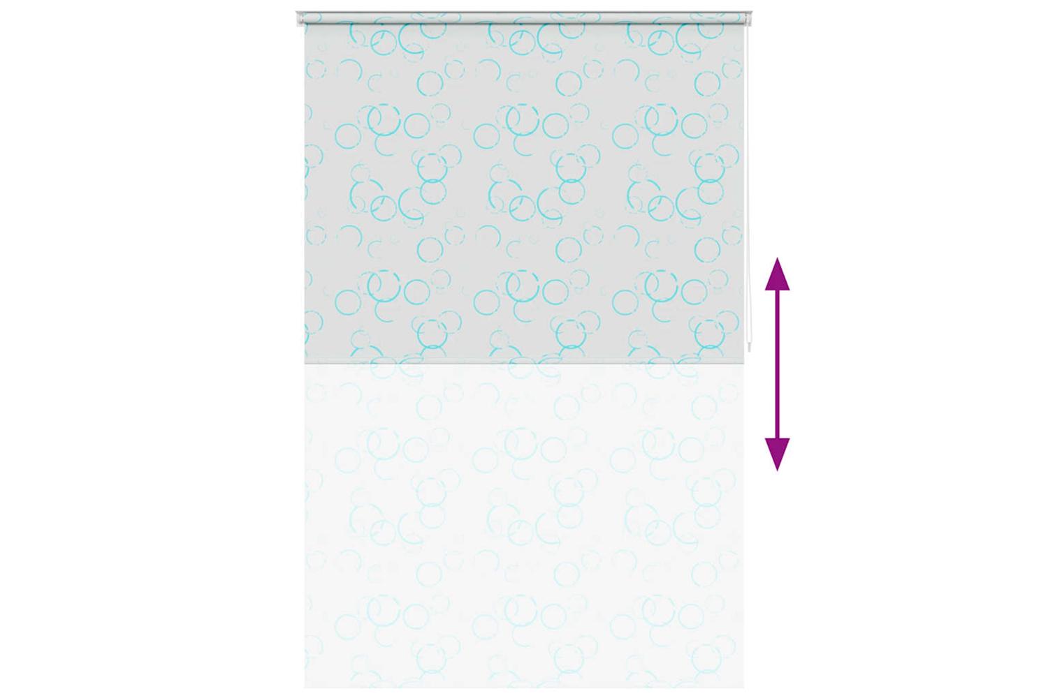 Shower Roller Blind 160x240 Cm Bubble-5