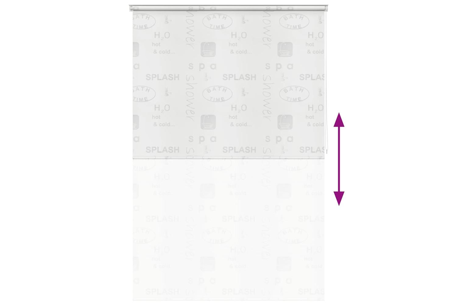Shower Roller Blind 160x240 Cm Splash-5