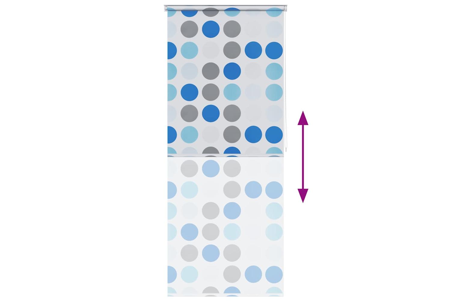Shower Roller Blind 80x240 Cm Circle-5