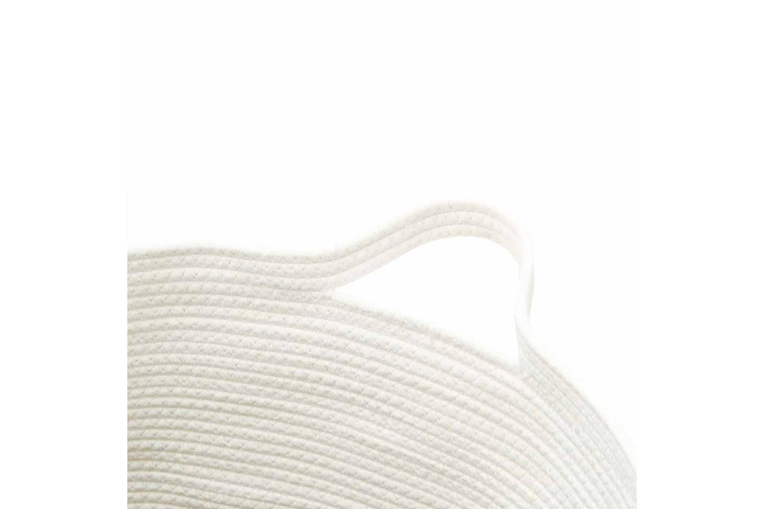 Storage Basket Black And White 49x65 Cm Cotton-6