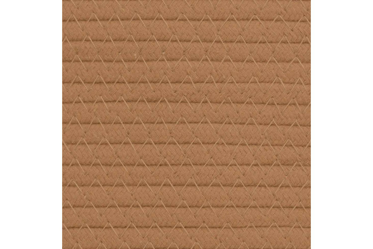 Storage Basket Brown 40x35 Cm Cotton-7