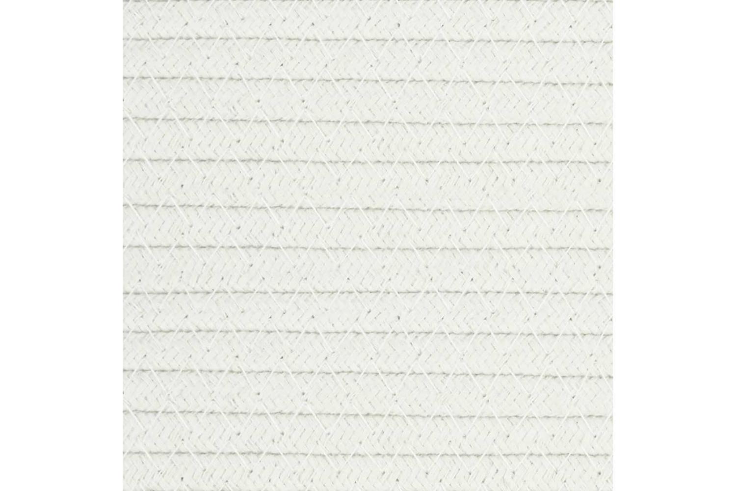 Storage Basket Grey And White 38x46 Cm Cotton-8