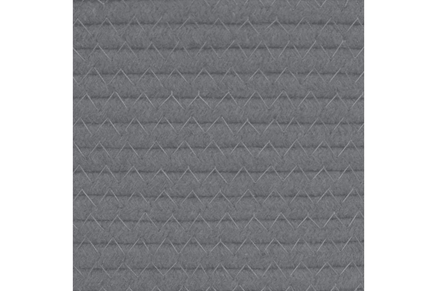 Storage Basket Grey And White 40x35 Cm Cotton-7