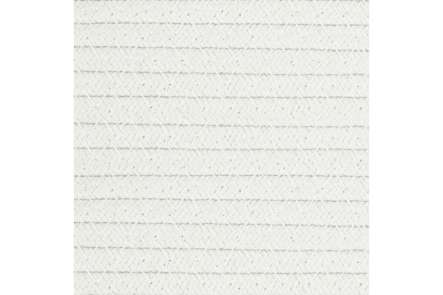 Storage Basket White 40x35 Cm Cotton-7