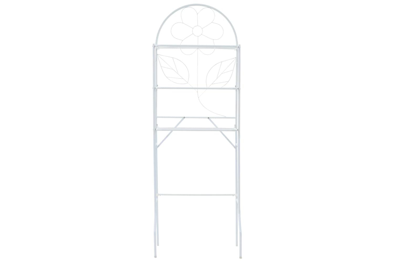 Toilet Rack White 60x33x174 Cm-2