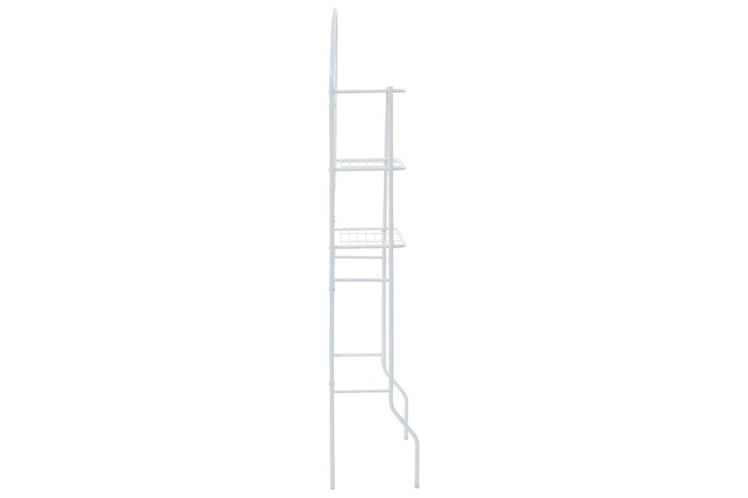 Toilet Rack White 60x33x174 Cm-3