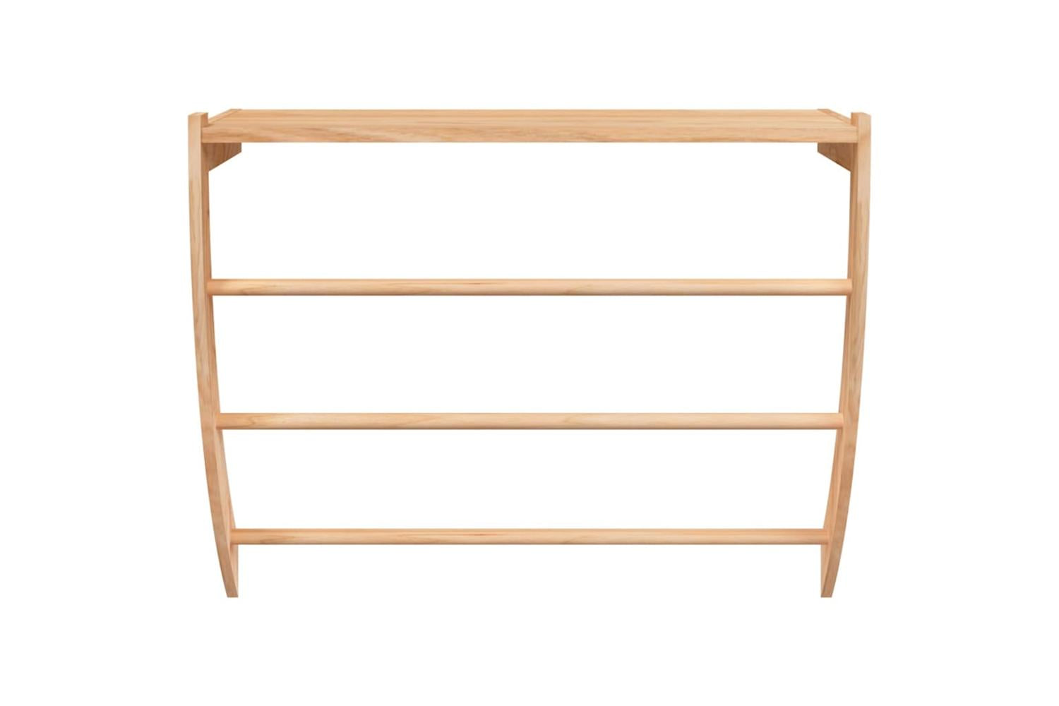 Towel Rack 60x255x49 Cm Solid Wood Walnut-3