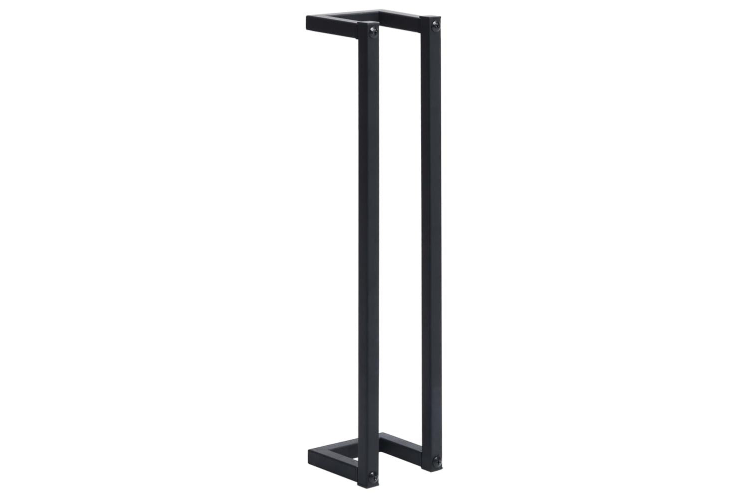 Towel Rack Black 125x125x60 Cm Iron-2