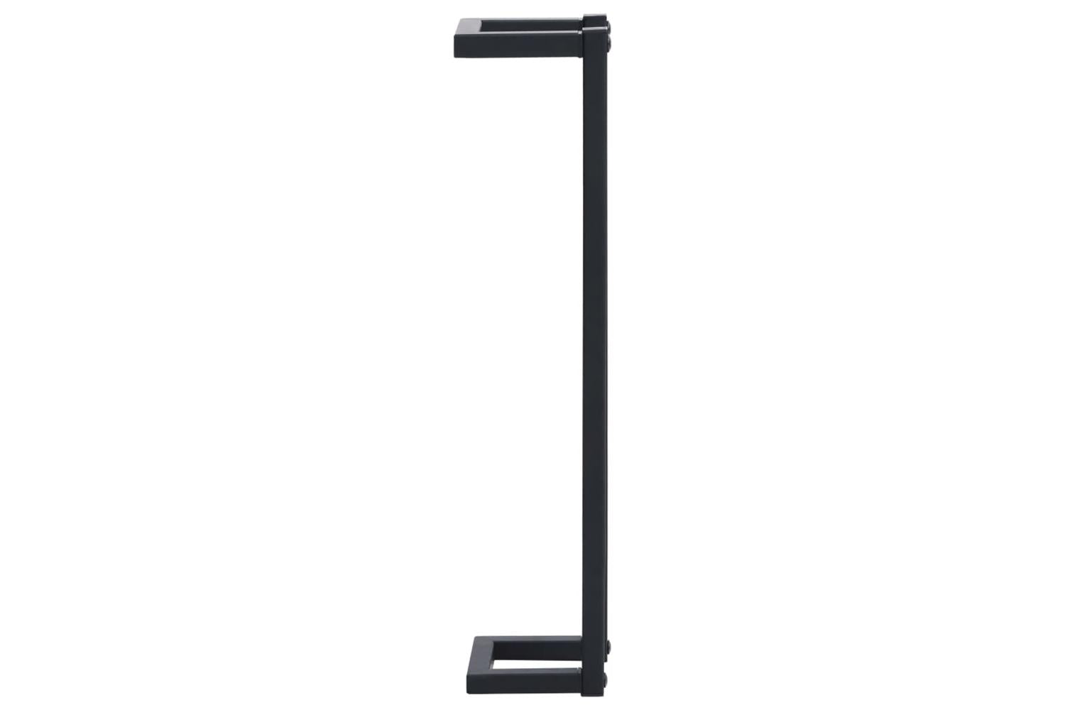 Towel Rack Black 125x125x60 Cm Iron-5