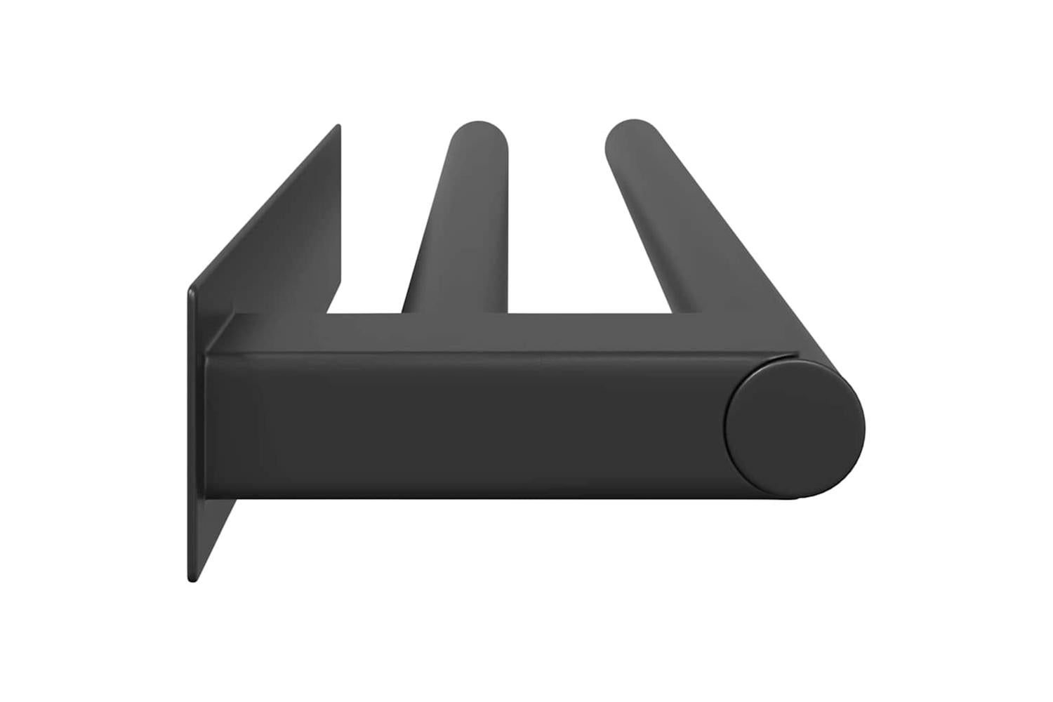 Towel Rack Black 40 X 9 X 4 Cm Stainless Steel-6