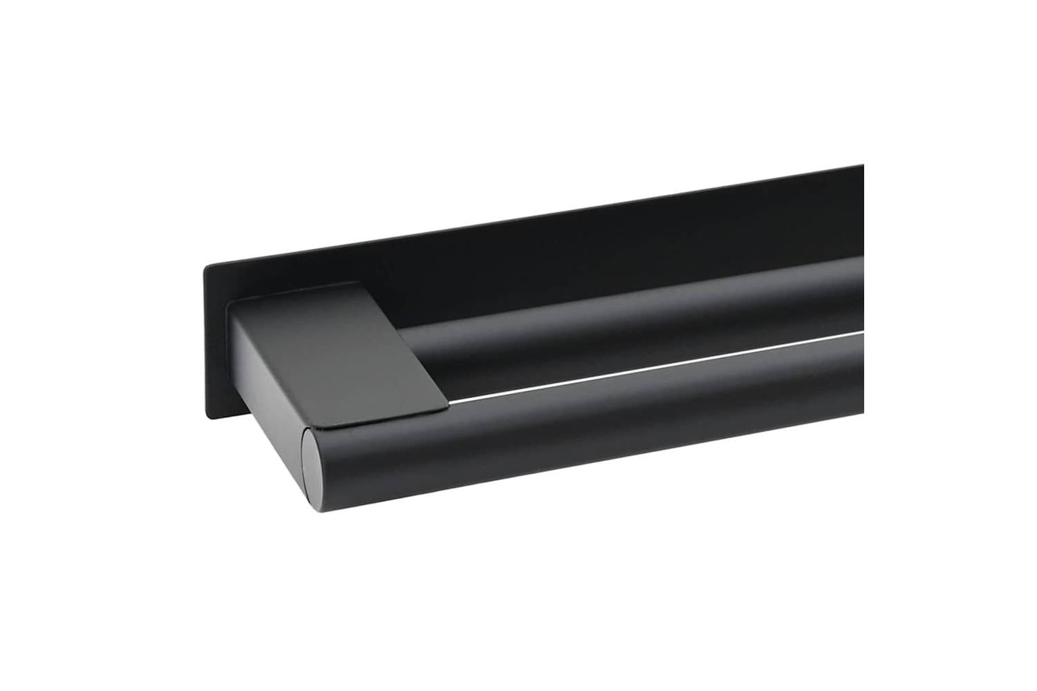 Towel Rack Black 40 X 9 X 4 Cm Stainless Steel-8