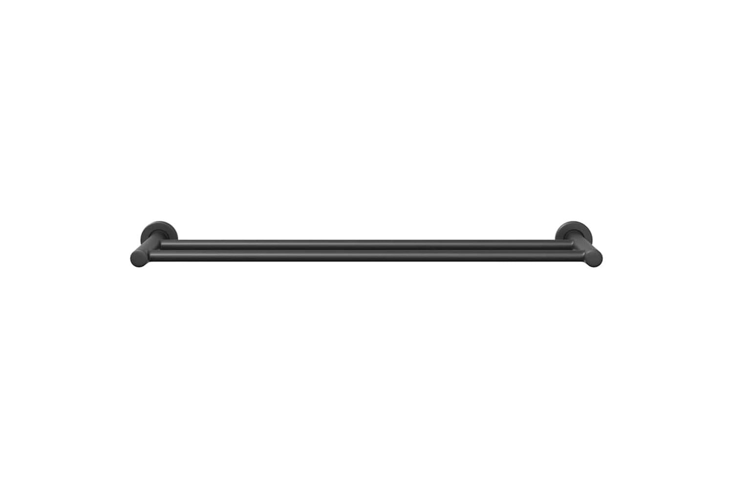 Towel Rack Black 61 X 145 X 5 Cm Stainless Steel-5