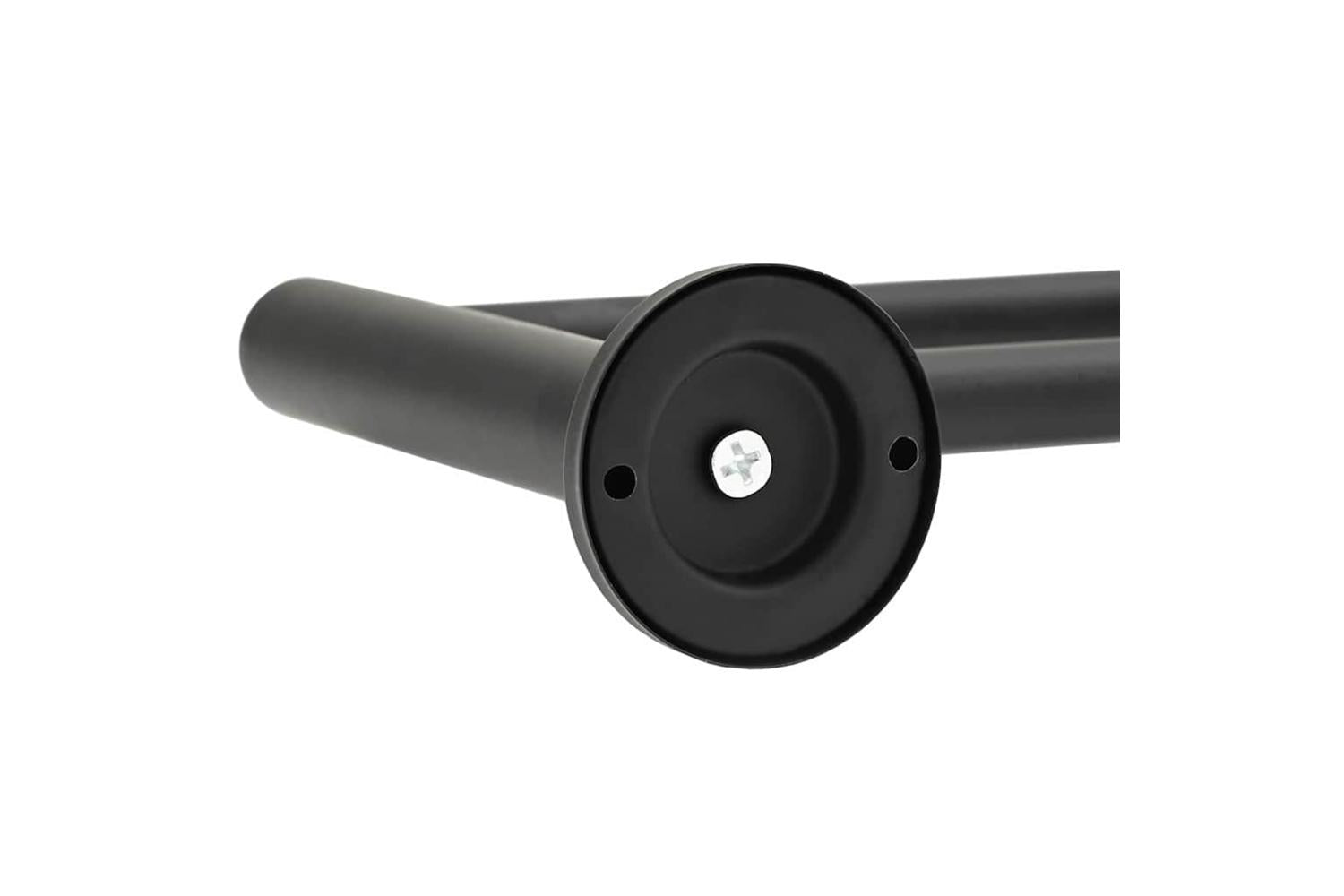 Towel Rack Black 61 X 145 X 5 Cm Stainless Steel-9