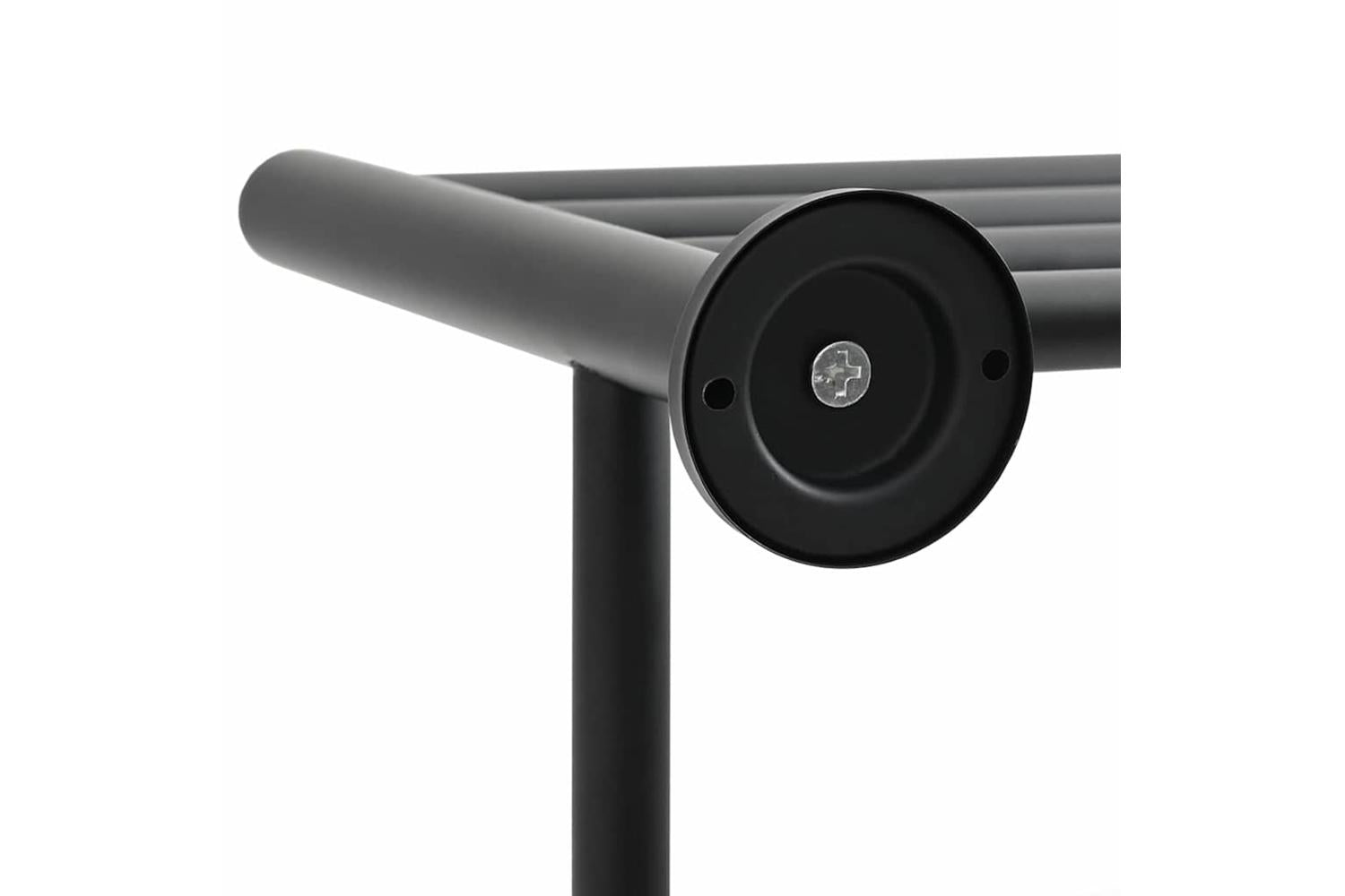 Towel Rack Black 61 X 23 X 17 Cm Stainless Steel-9