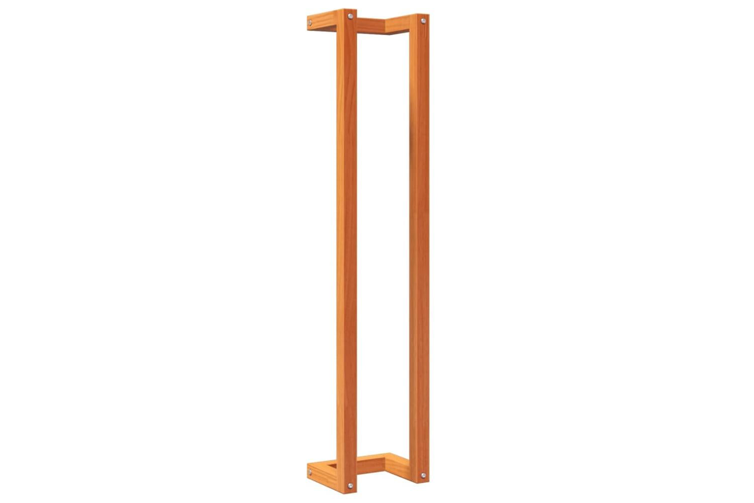 Towel Rack Wax Brown 23x18x110 Cm Solid Wood Pine-2