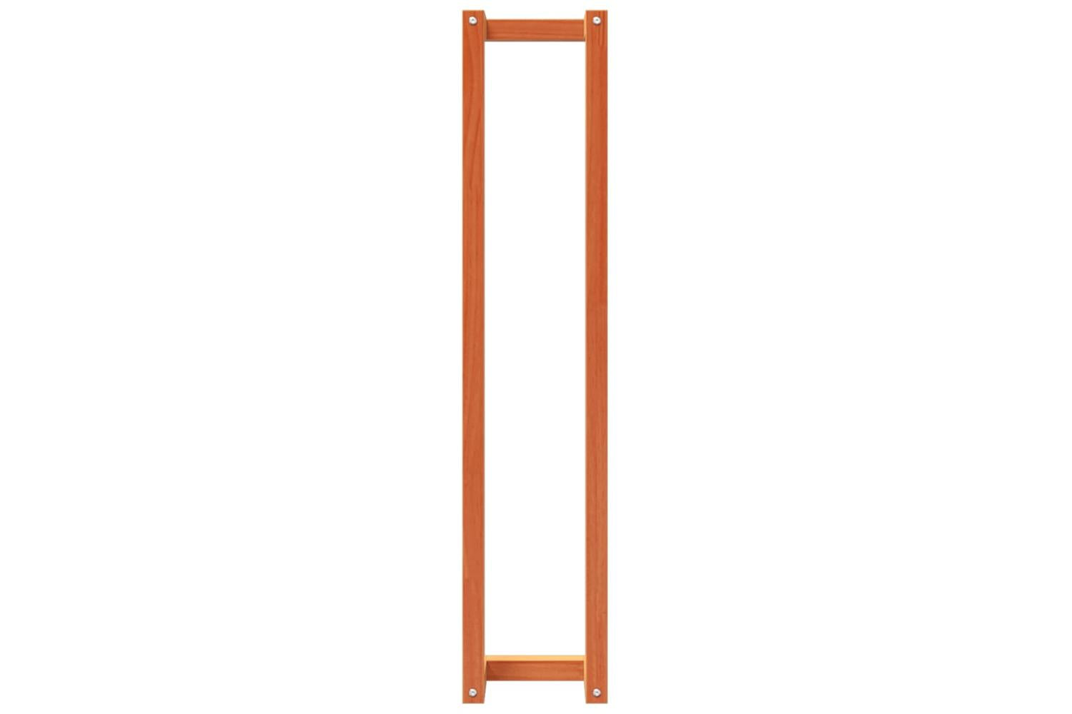 Towel Rack Wax Brown 23x18x110 Cm Solid Wood Pine-5