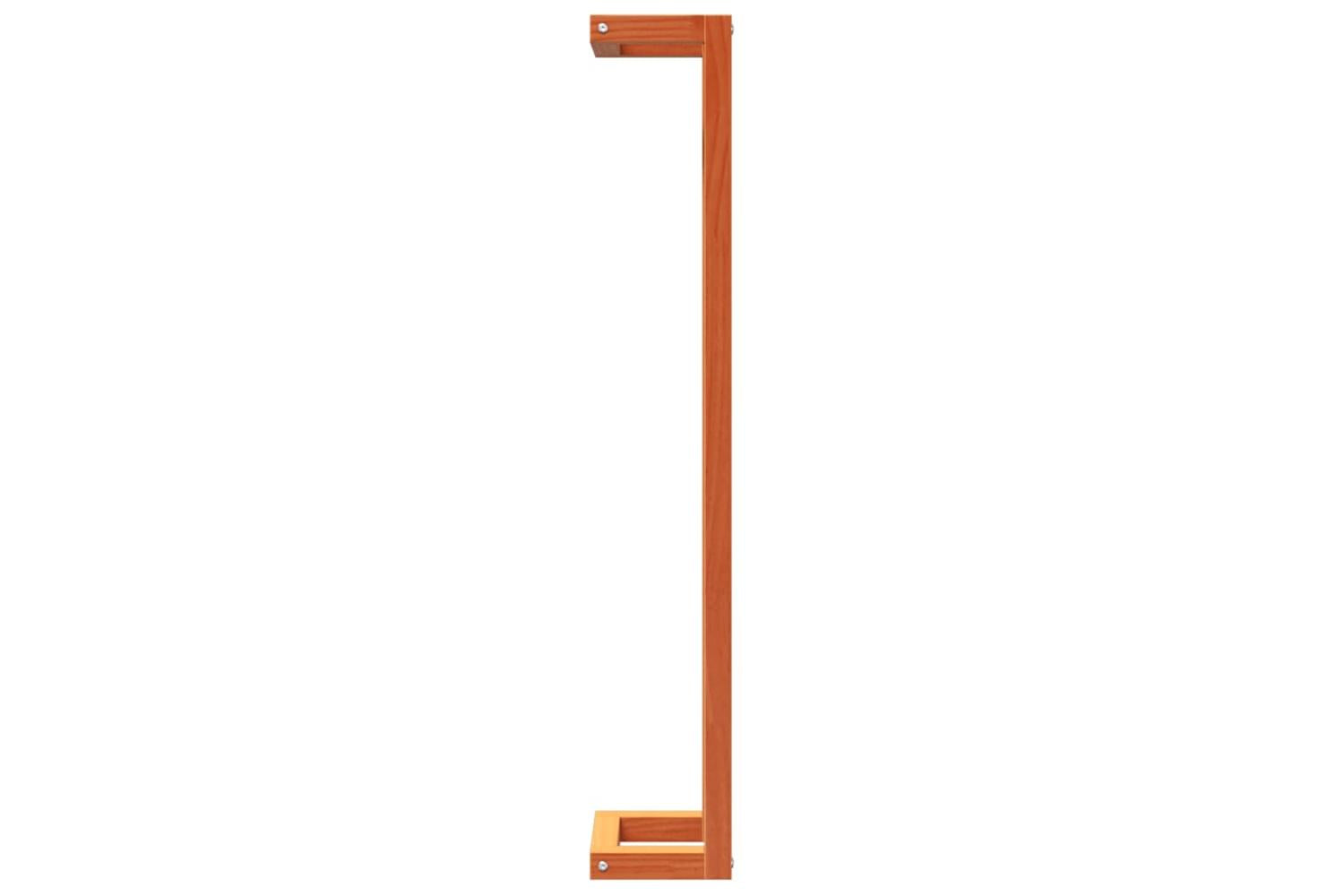 Towel Rack Wax Brown 23x18x110 Cm Solid Wood Pine-6