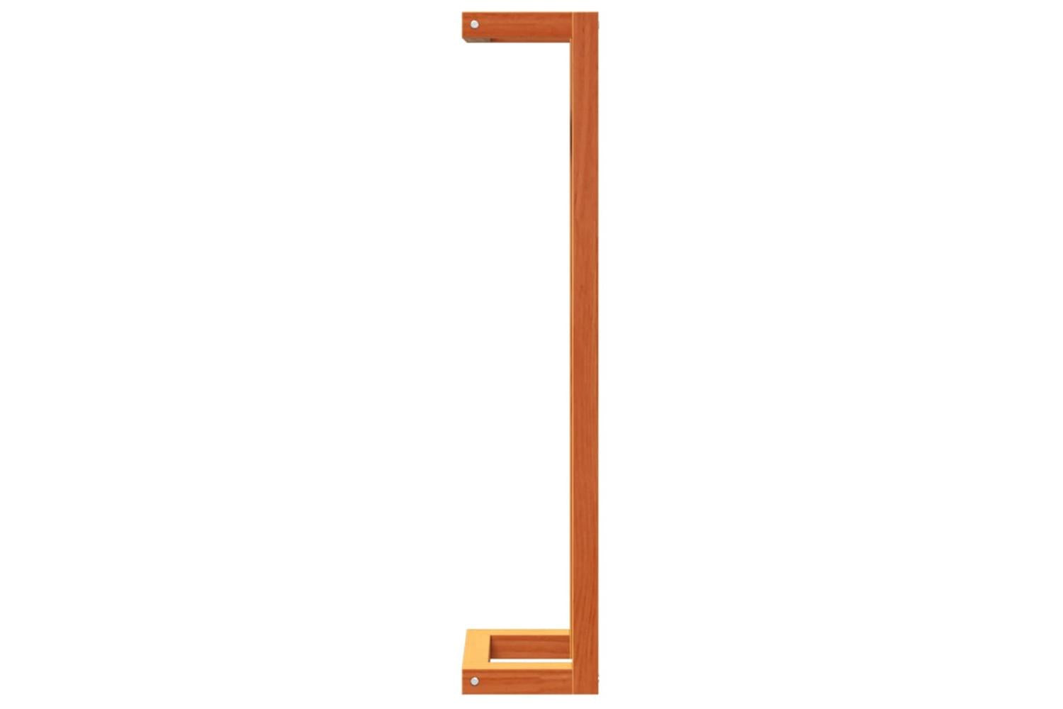 Towel Rack Wax Brown 23x18x90 Cm Solid Wood Pine-6