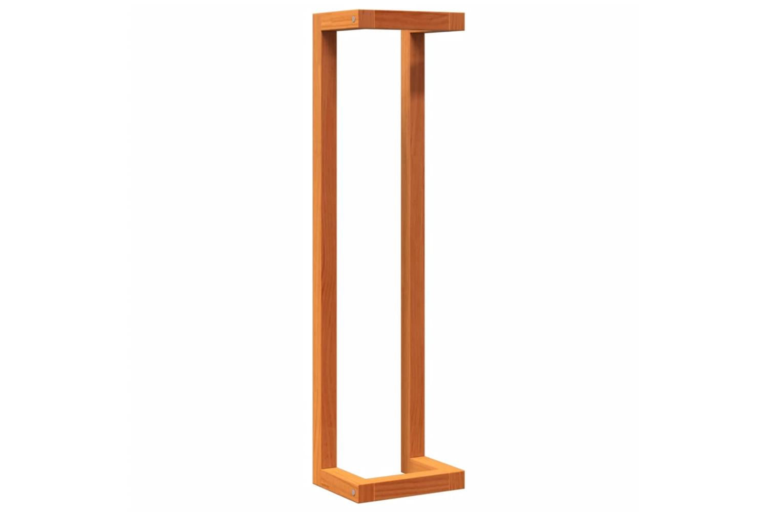 Towel Rack Wax Brown 23x18x90 Cm Solid Wood Pine-7