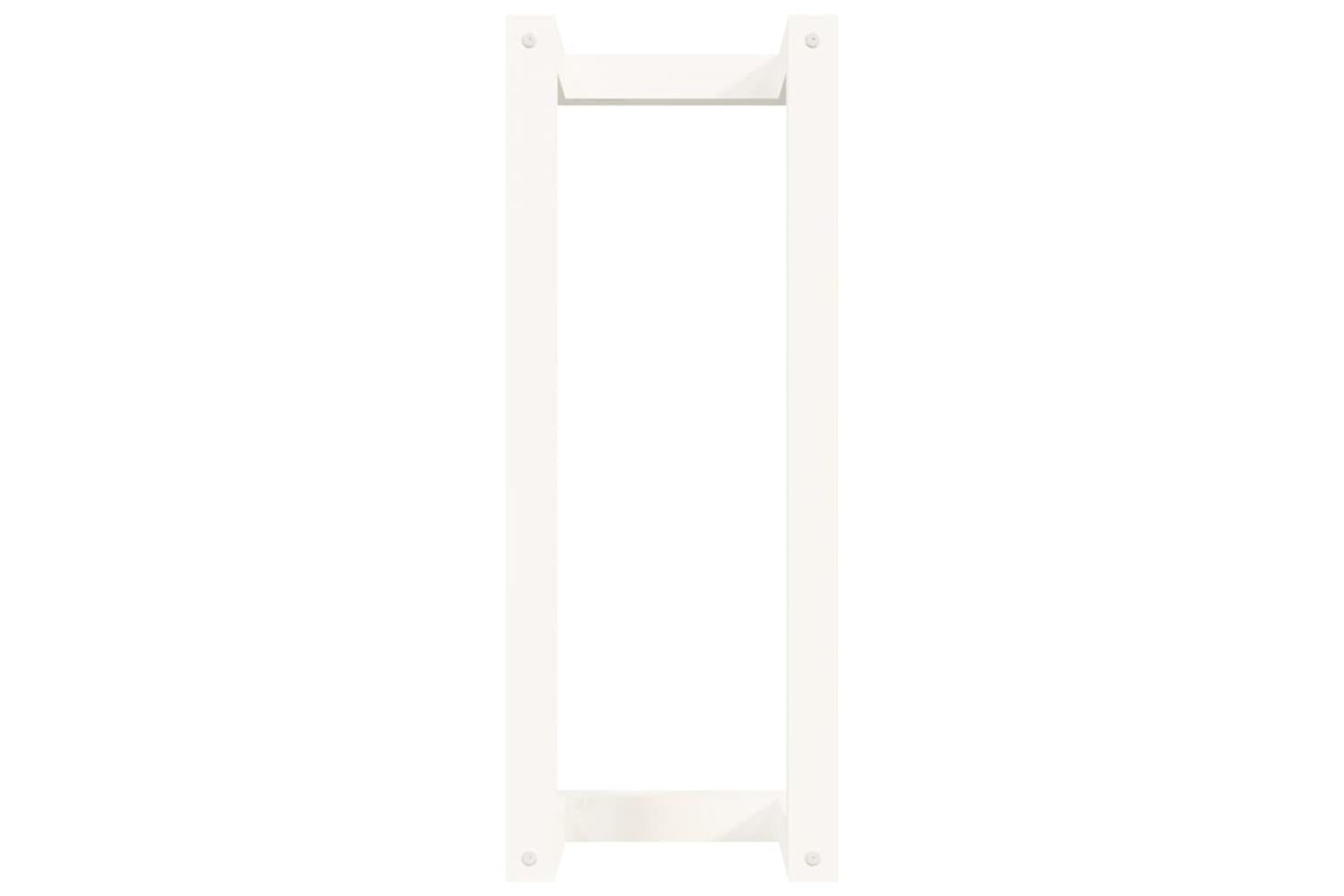 Towel Rack White 23x18x60 Cm Solid Wood Pine-5
