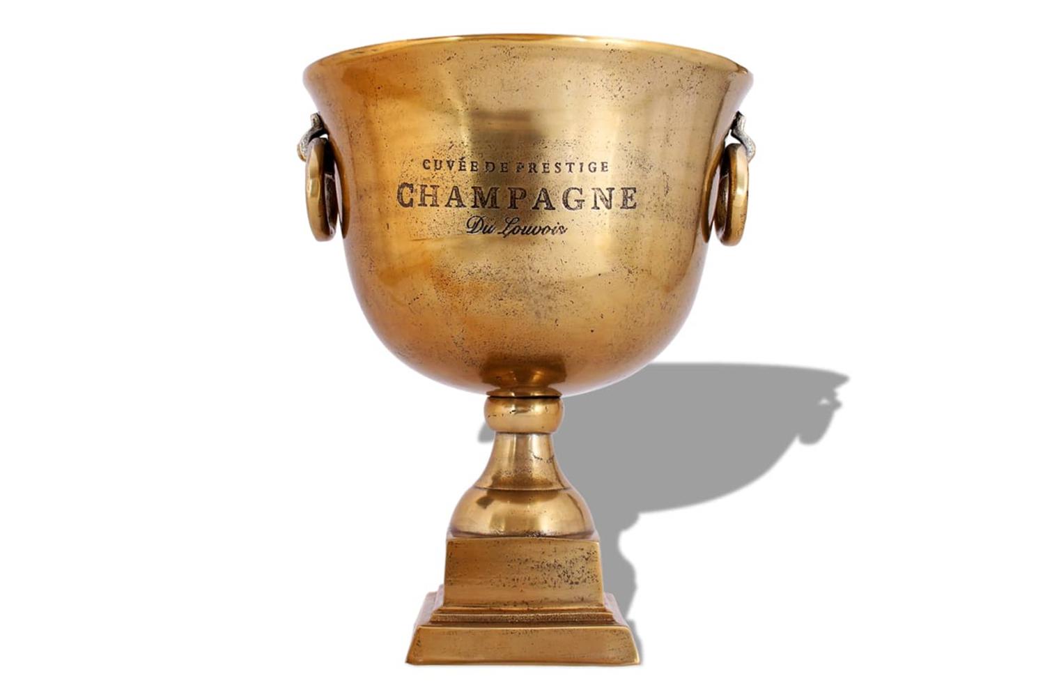 Trophy Cup Champagne Cooler Copper Brown-3