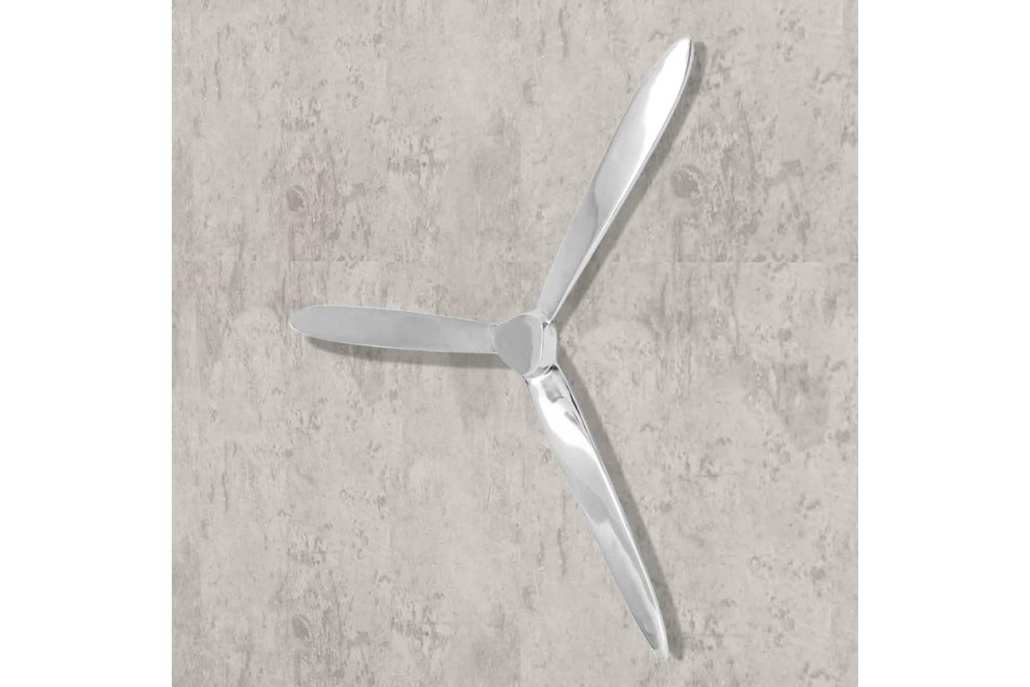 Wall-mounted Propeller Aluminium Silver 70 cm-2