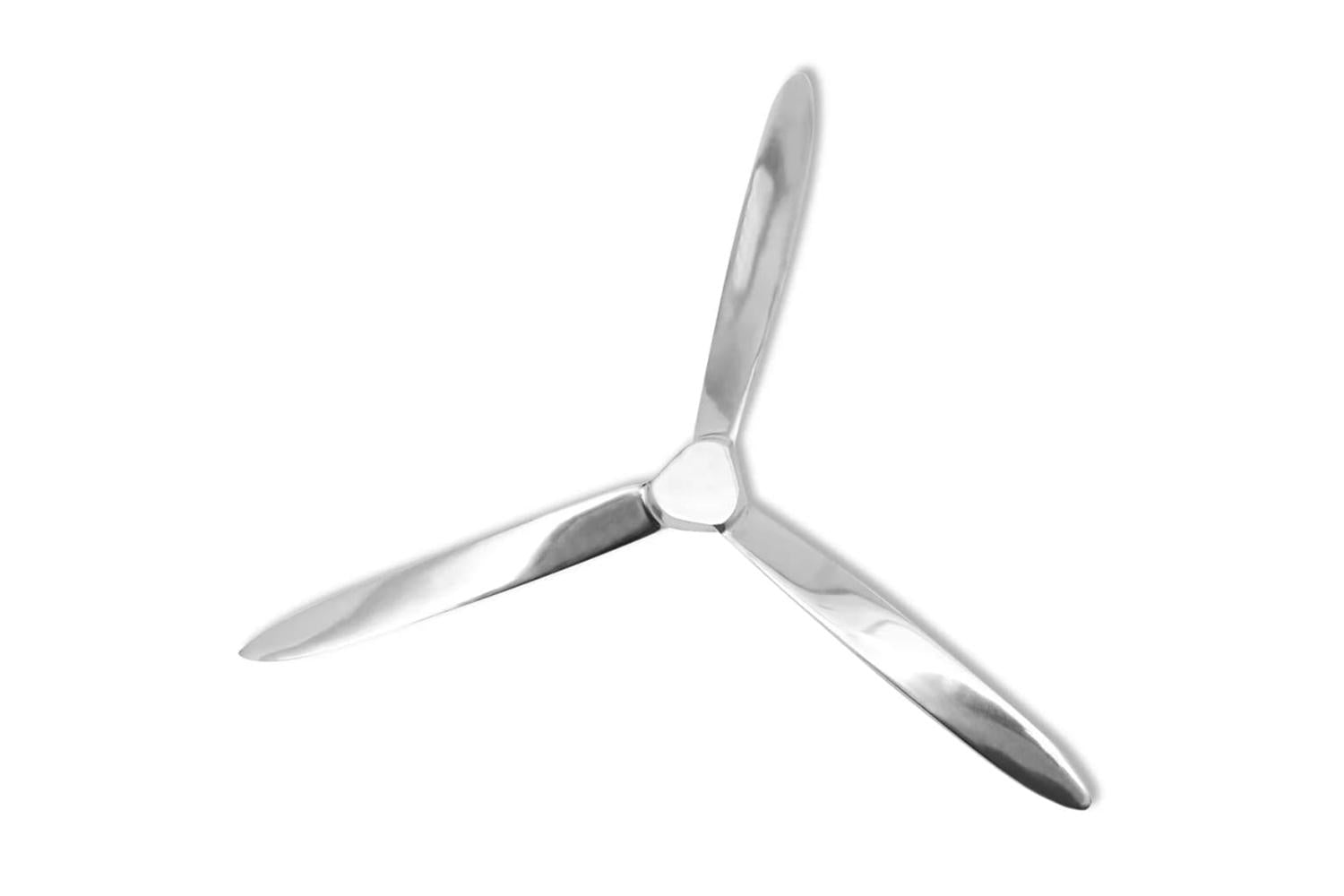 Wall-mounted Propeller Aluminium Silver 70 cm-3