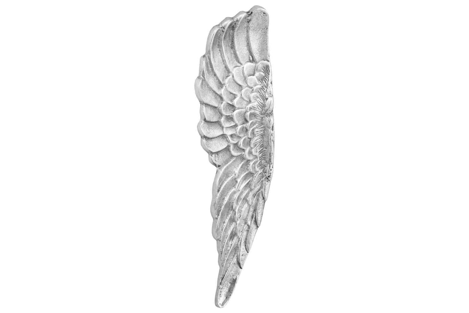 Wings Sculpture Silver 31 X 5 X 91 Cm Aluminium-2