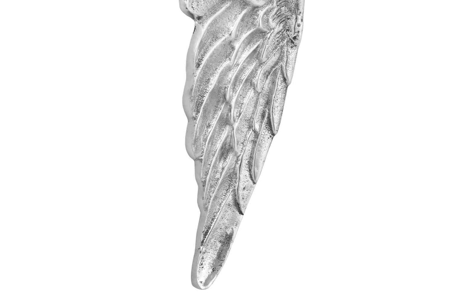Wings Sculpture Silver 31 X 5 X 91 Cm Aluminium-7