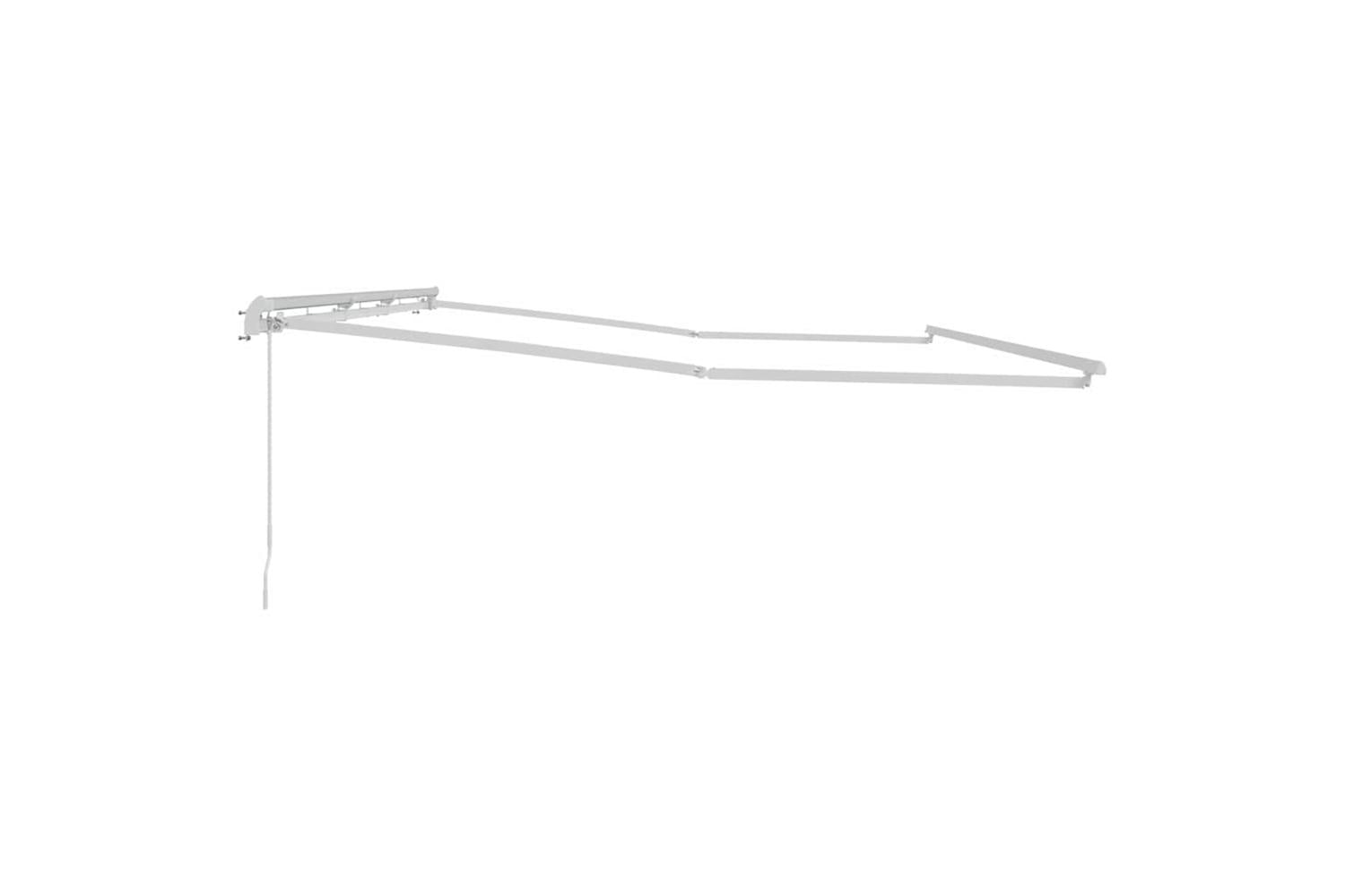Vidaxl Awning Manual White 6 X 3 M Metal-5