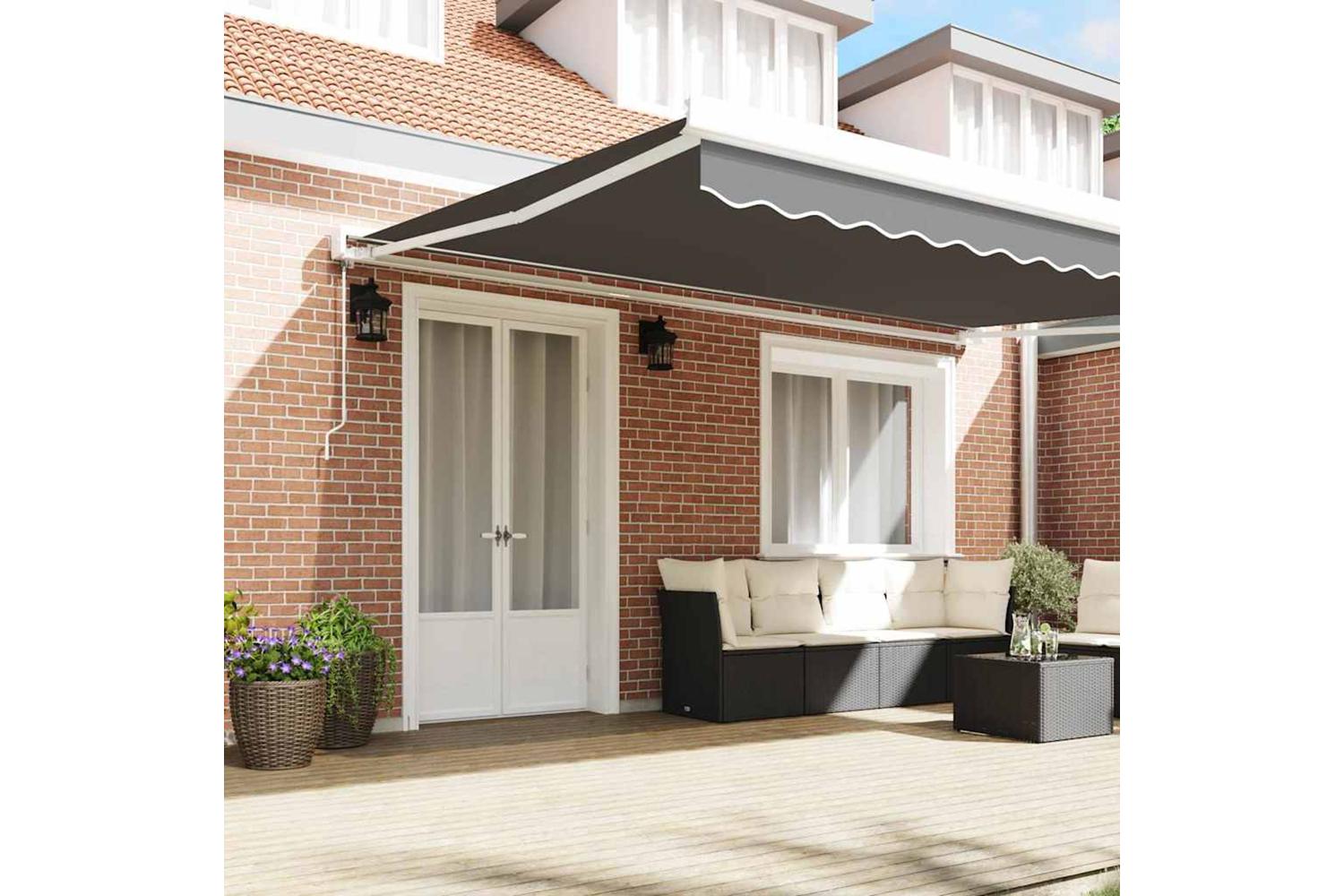 Vidaxl Awning White 5 X 3 M Metal-3