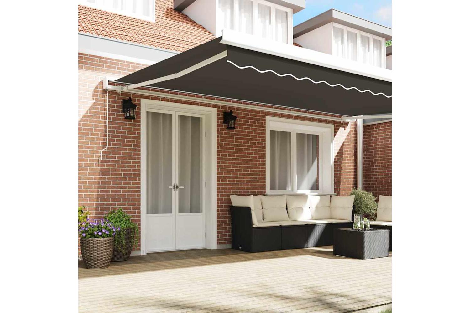 Vidaxl Awning White 5 X 3 M Metal-3