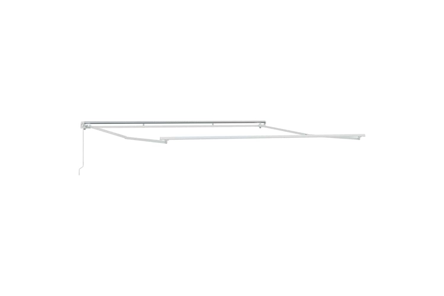 Vidaxl Awning Manual White 4 X 35 M Metal