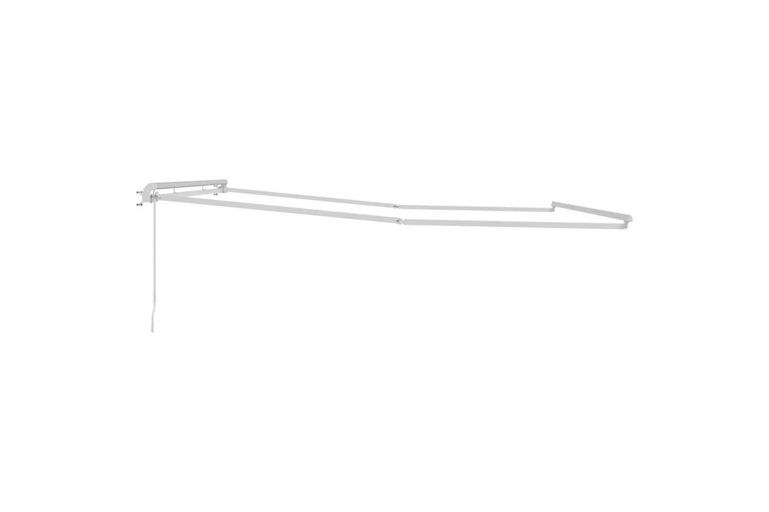 Vidaxl Awning Manual White 4 X 35 M Metal-5