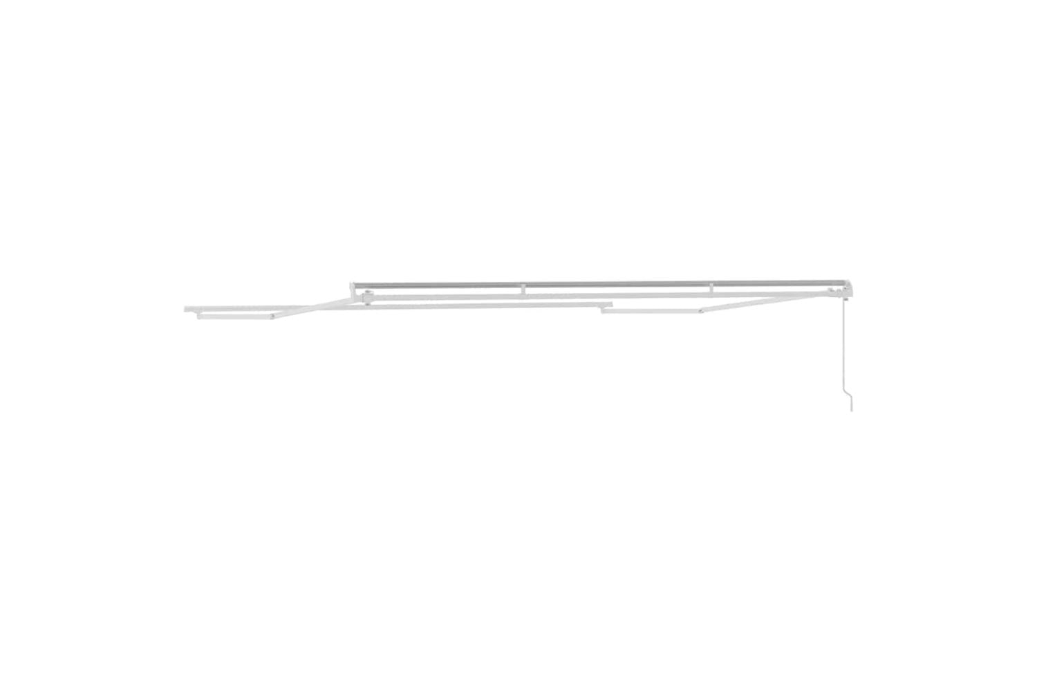 Vidaxl Awning Manual White 4 X 35 M Metal-6