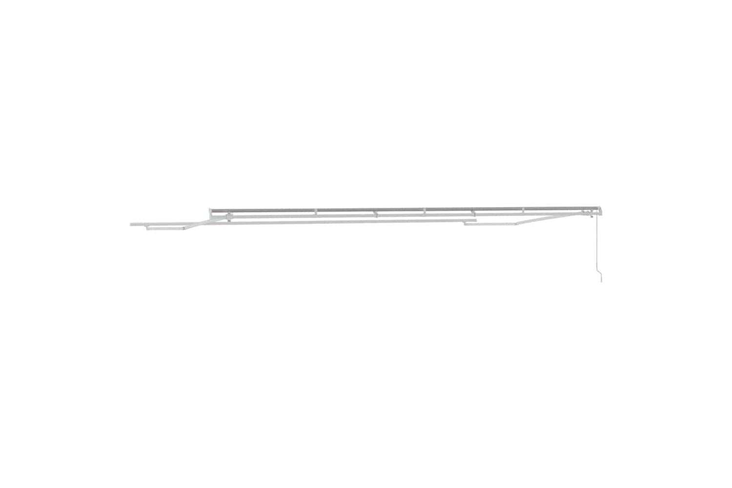 Vidaxl Awning Manual White 6 X 35 M Metal-6