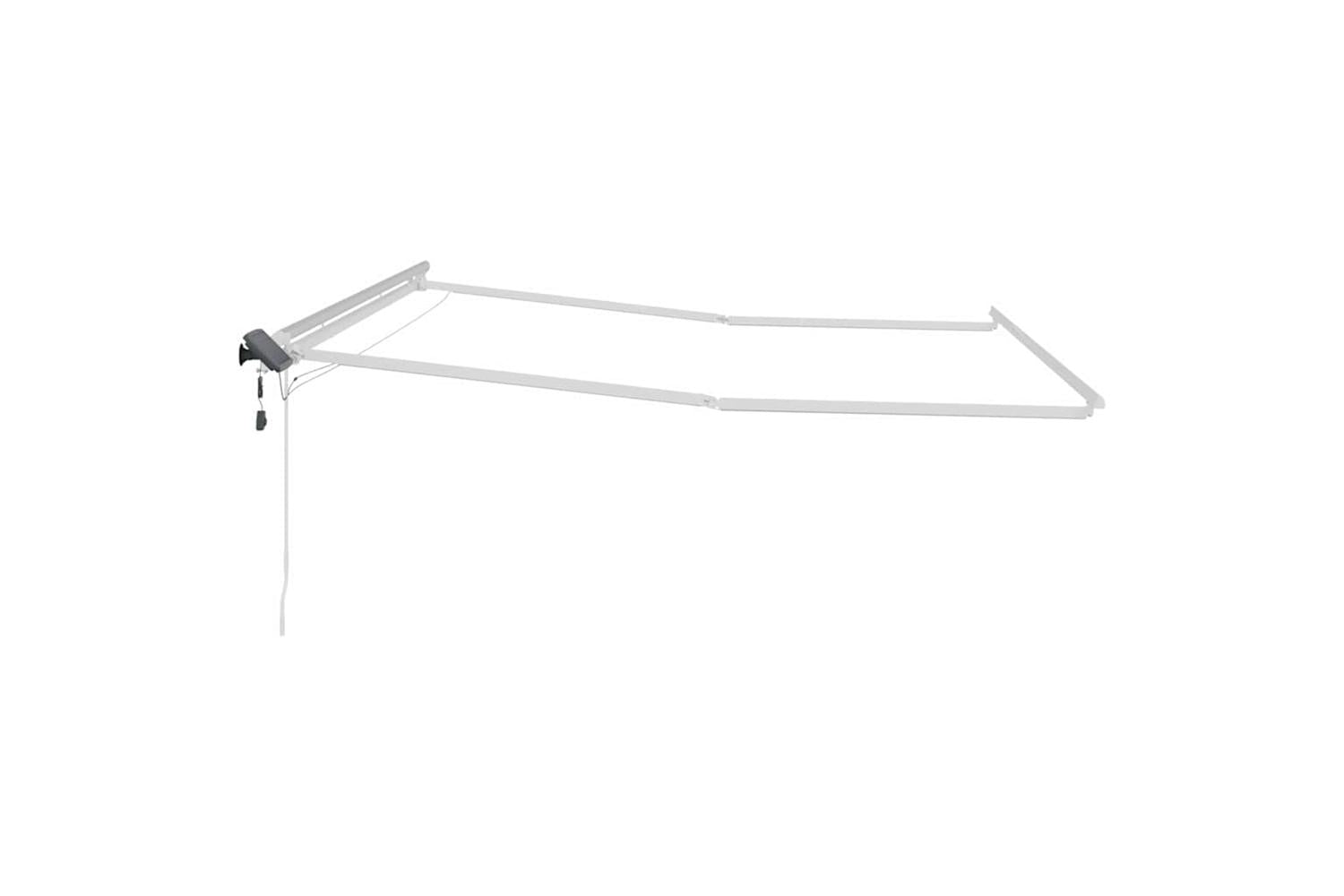 Vidaxl Awning With White 45 X 3 M Metal-7