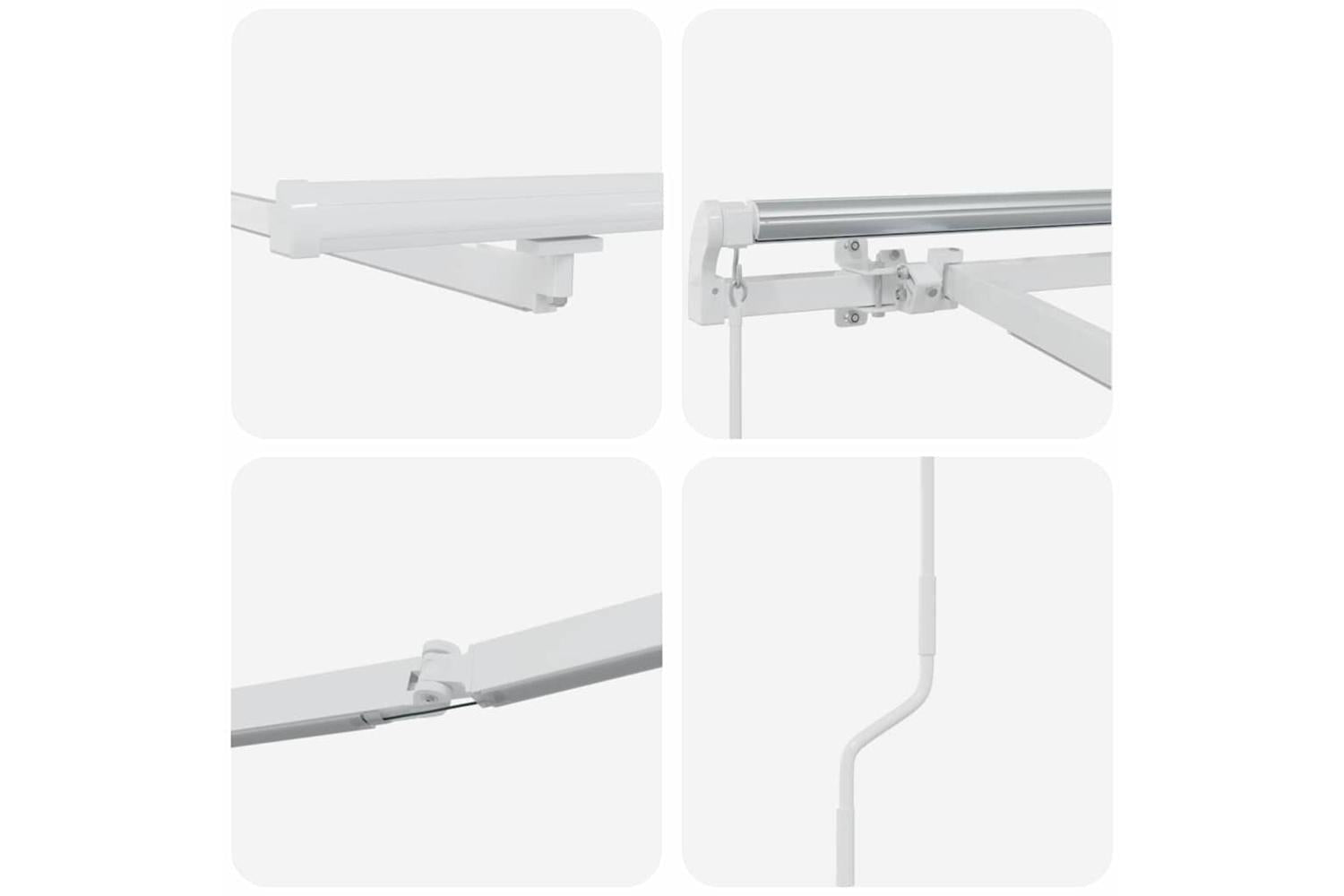 Vidaxl Awning Manual White 5 X 3 M Metal-9