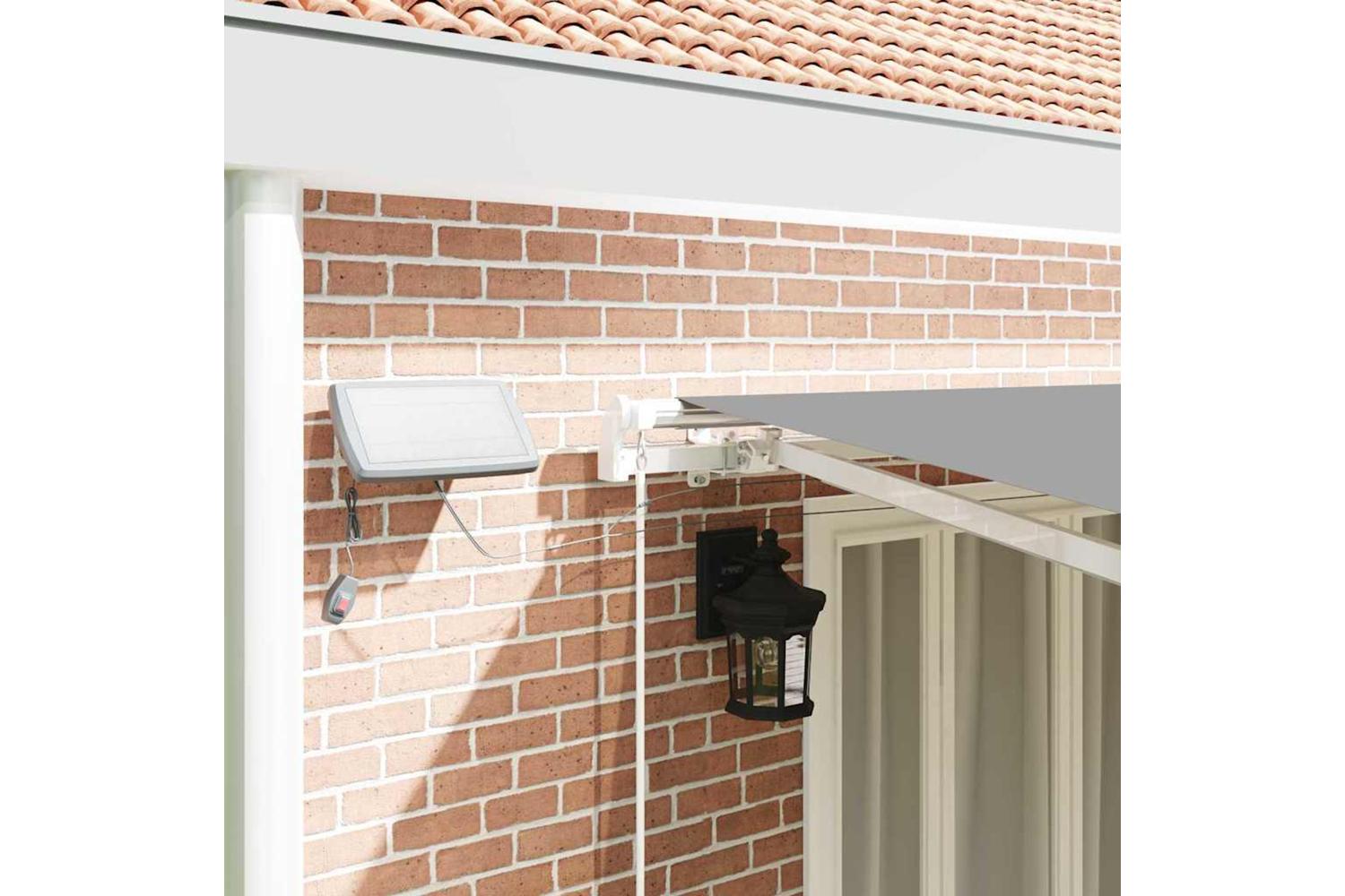 Vidaxl Awning With Manual White 6 X 3 M Metal-4