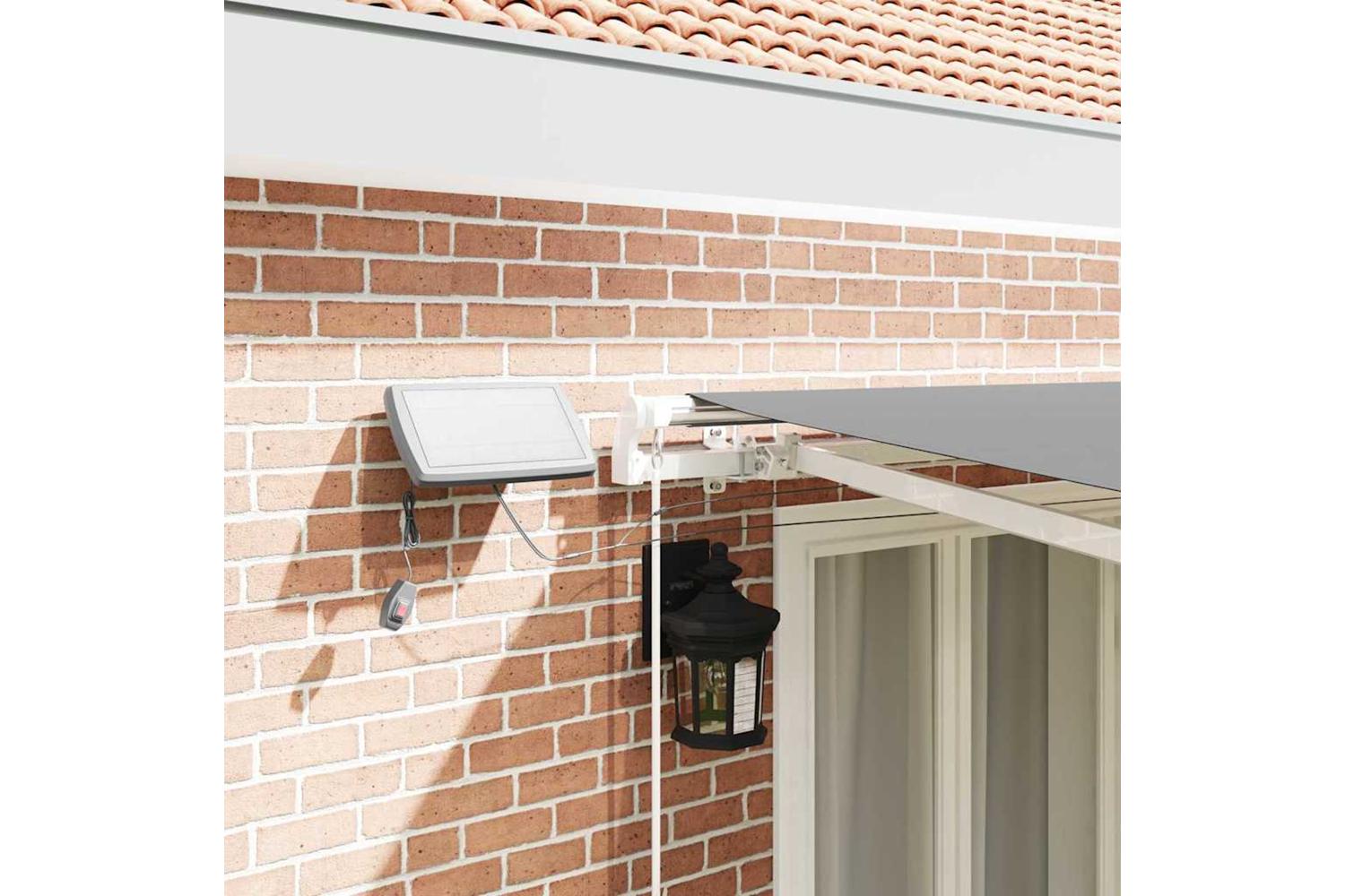 Vidaxl Awning With Manual White 45 X 35 M Metal-4