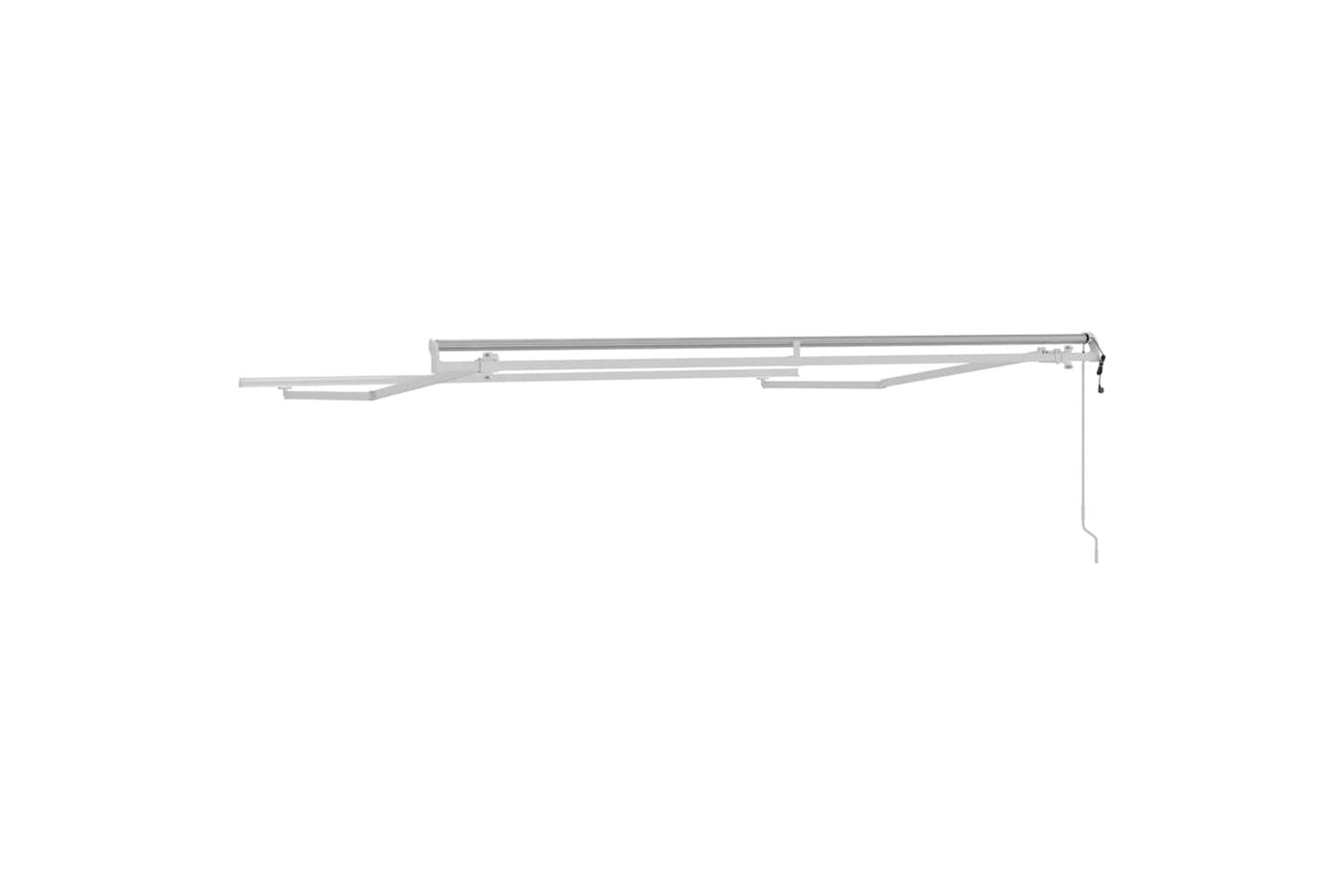 Vidaxl Awning Manual White 35 X 25 M Metal-6