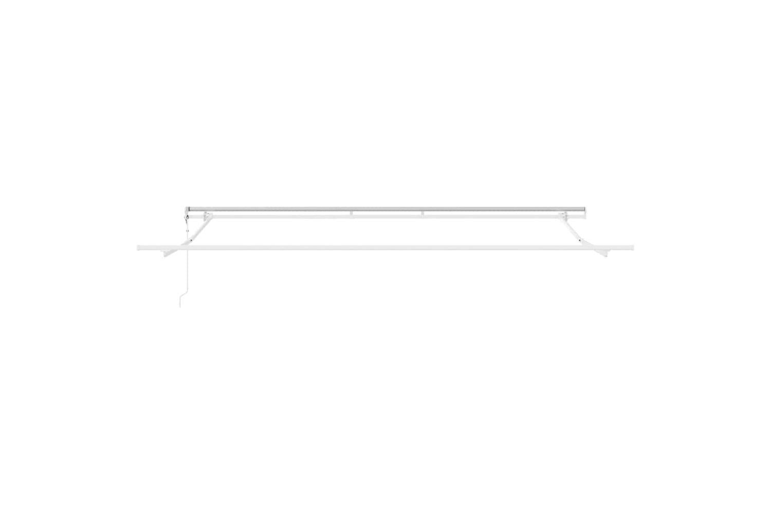 Vidaxl Awning Manual White 45 X 3 M Metal-4