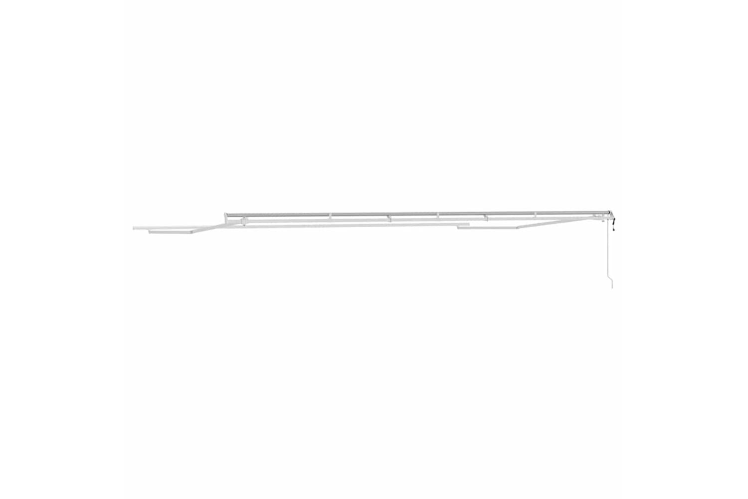 Vidaxl Awning Manual White 6 X 3 M Metal-6