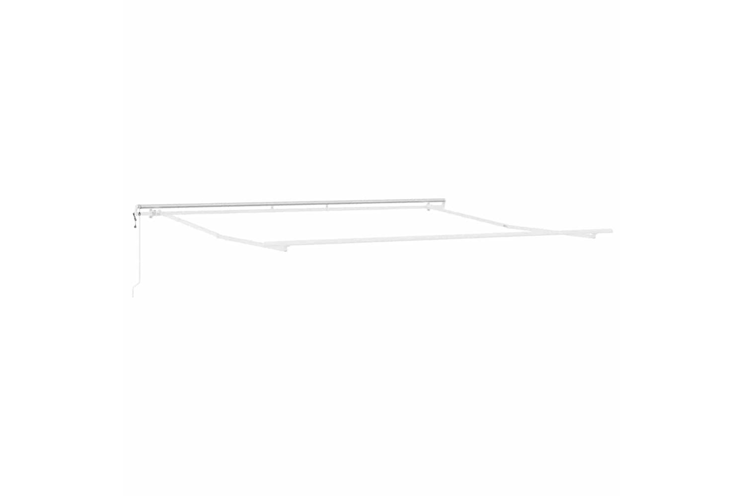 Vidaxl Awning Manual White 4 X 35 M Metal-2