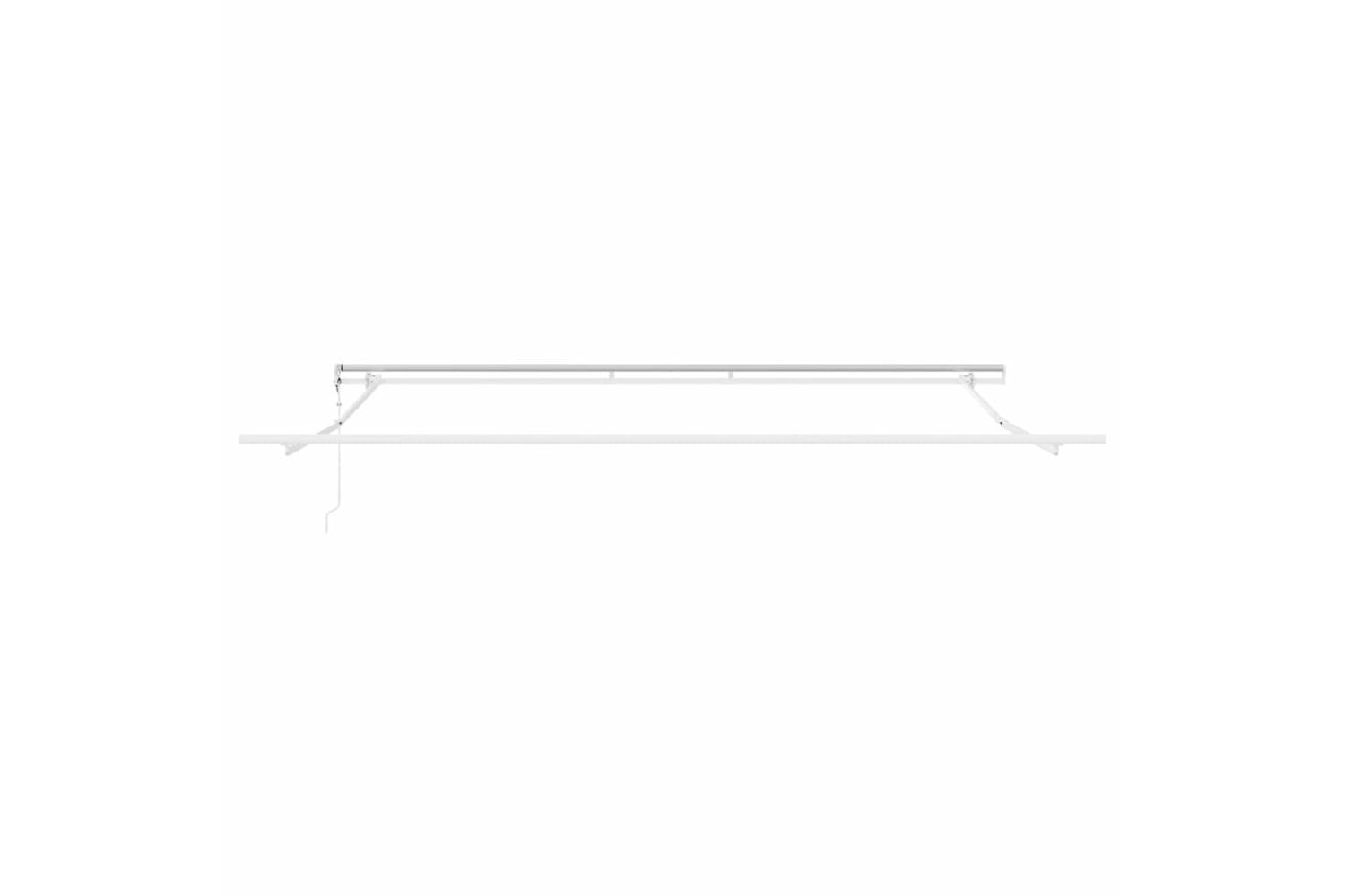 Vidaxl Awning Manual White 4 X 35 M Metal-4