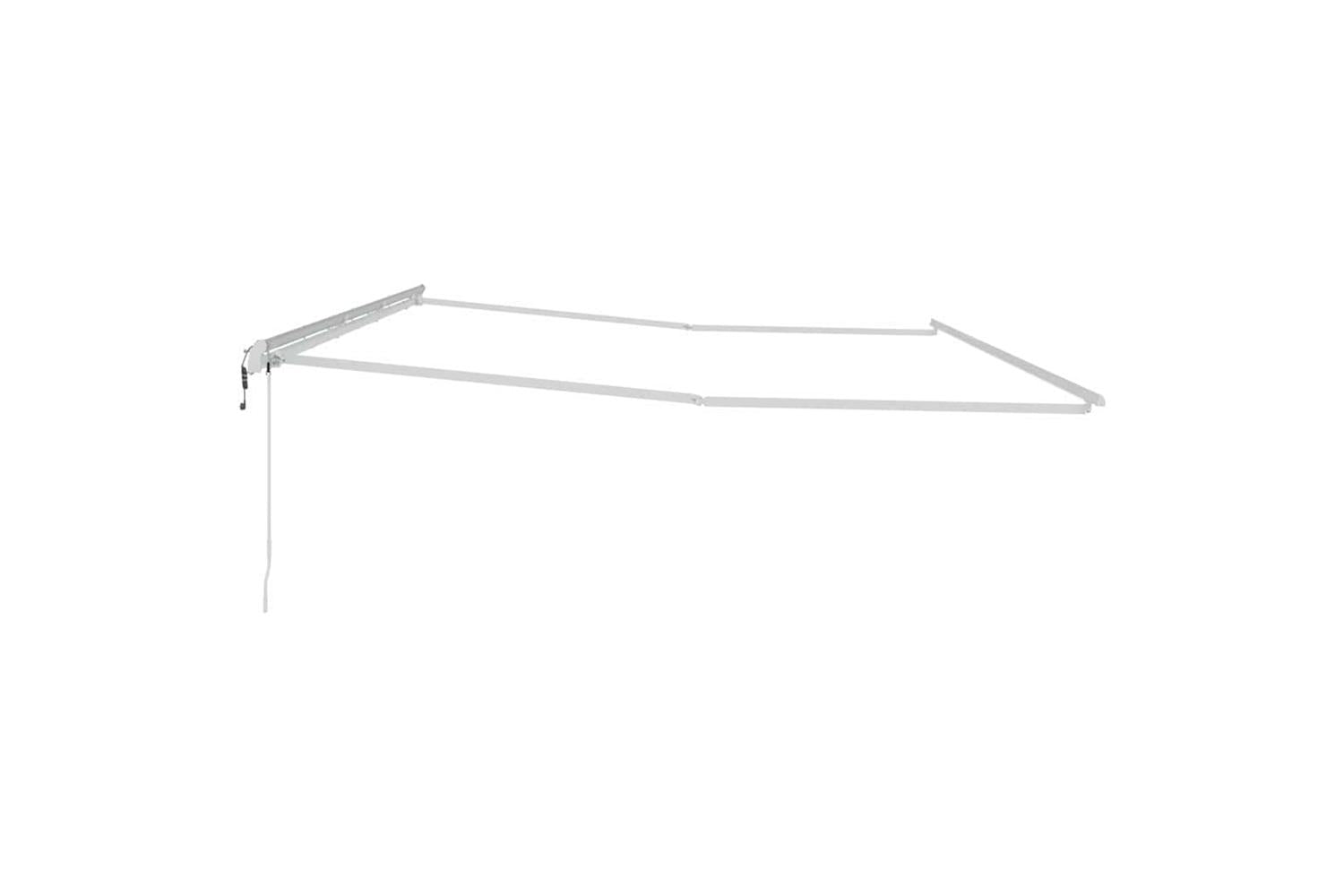 Vidaxl Awning Manual White 6 X 35 M Metal-5