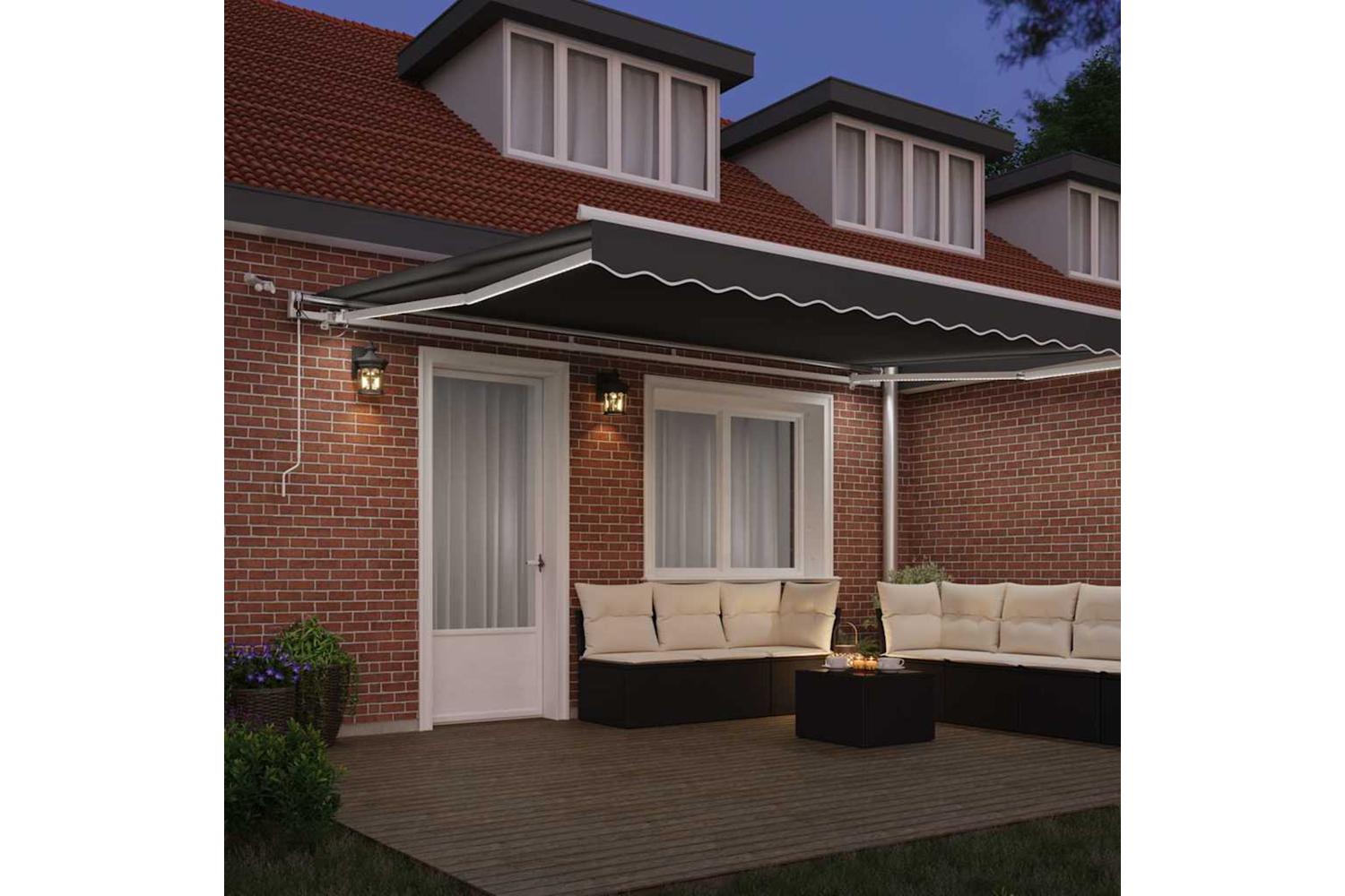 Vidaxl Awning White 5 X 3 M Metal-3