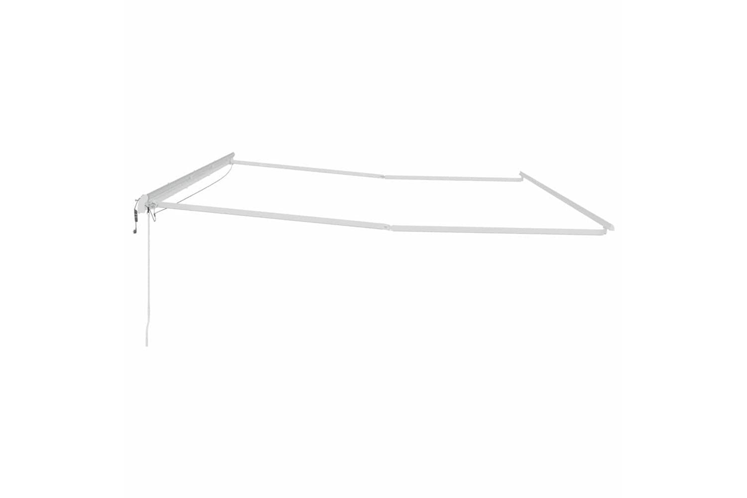 Vidaxl Awning With Manual White 6 X 3 M Metal-7