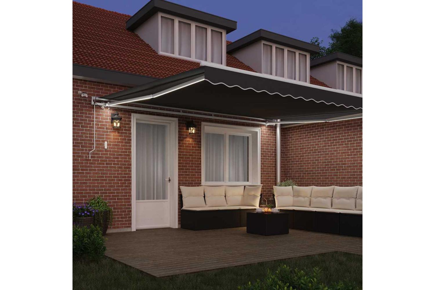 Vidaxl Awning White 5 X 35 M Metal-3